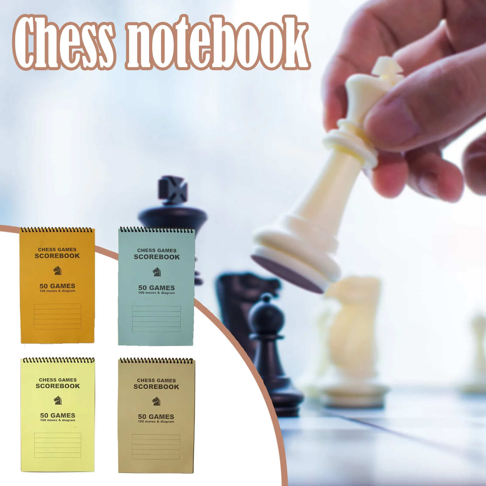 

Basic General Chess Record Book Chess Auxiliary Record Book Chess Situation For Use In Tournaments Clubs Informal Games 2021
