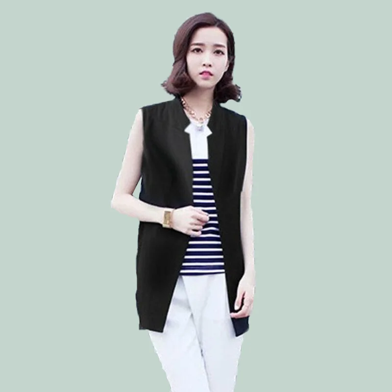 Женский короткий жилет настраиваемый размер куртка без рукавов Модный