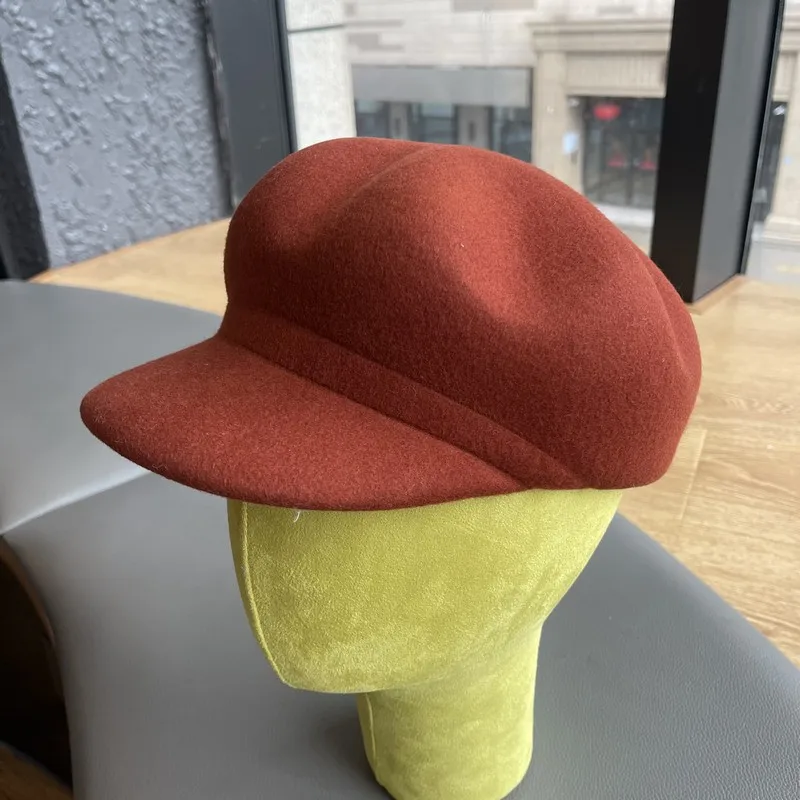 

Fashion Wool Felt Cap For Women Warm Wool Winter Hat Octagonal Hat Visor Beret Newsboy Cap Casual Ladies Flat Gorras Mujer New