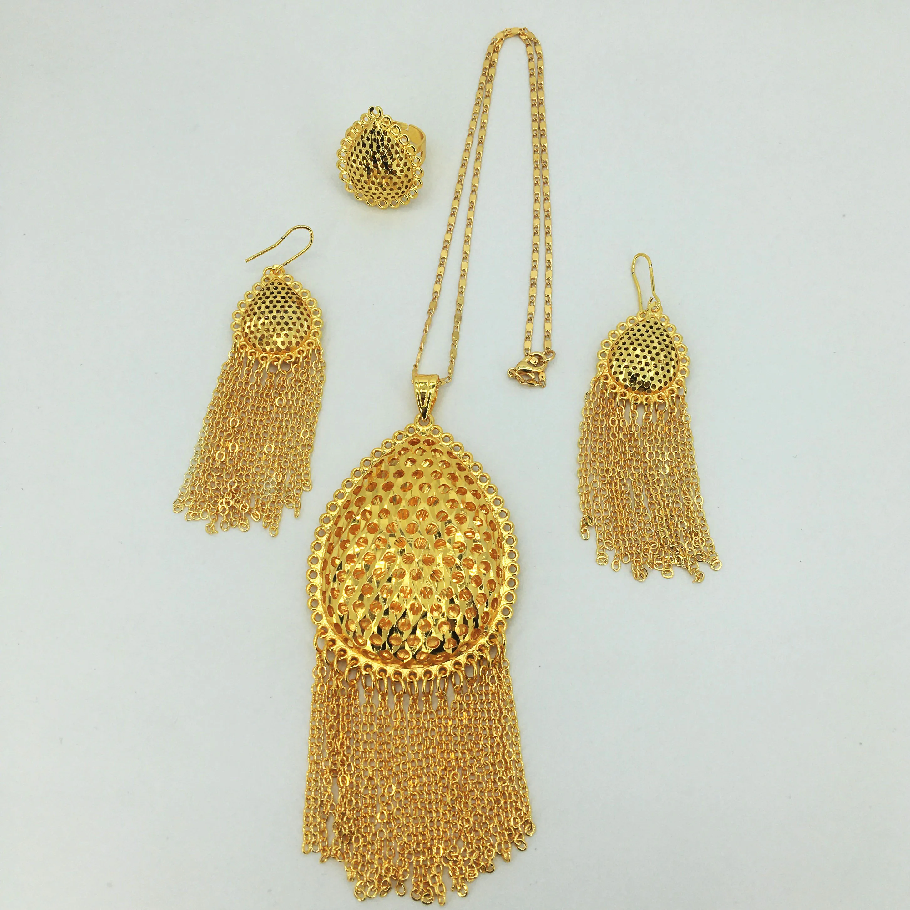 Ювелирная коллекция ювелирных изделий из Южной Африки Дубая большое ожерелье