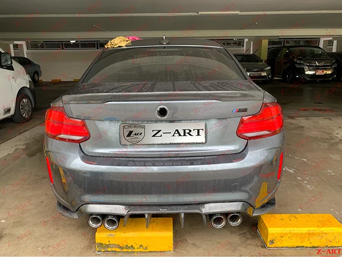 Z-ART углеродное волокно Тюнинг Комплект для BMW M2 2015-2019 реальные аэродинамическим