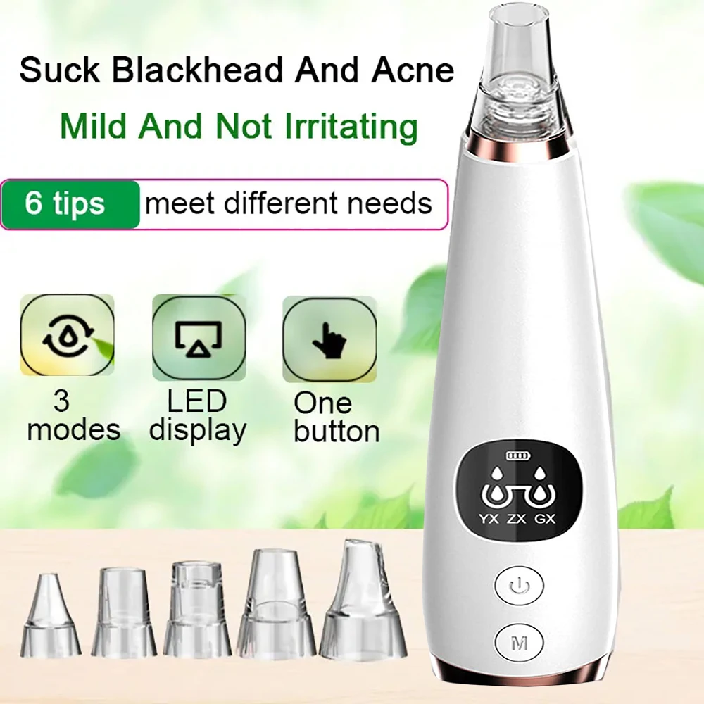 Vacuum Pore Blackhead Remover Nose Face Deep Cleansing Skin Cleaner Electric Care Machine Do Beauty Tool Dropshipping |