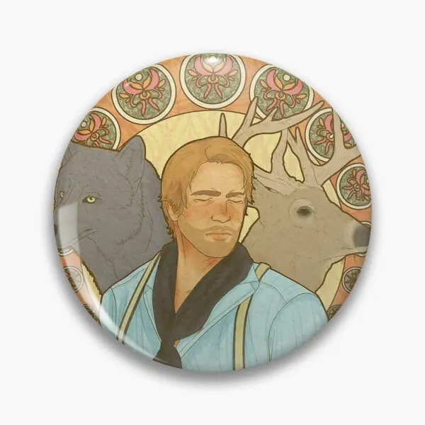 

Мягкая металлическая брошь в виде ковбойских животных на заказ