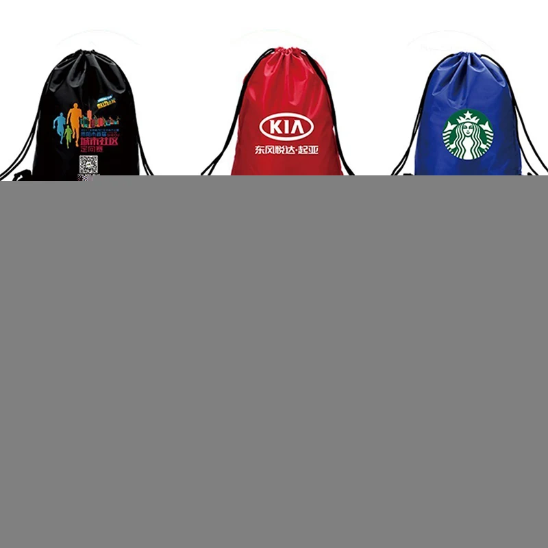 Водонепроницаемая сумка на шнурке 10 шт. рюкзак из ткани Оксфорд с индивидуальным