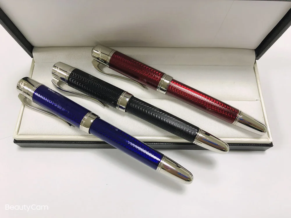 

Stationery Pen Writers Metal Roller Ball Ballpoint Pen Luxury 14k Nib Ink Fountain Pens for Writing