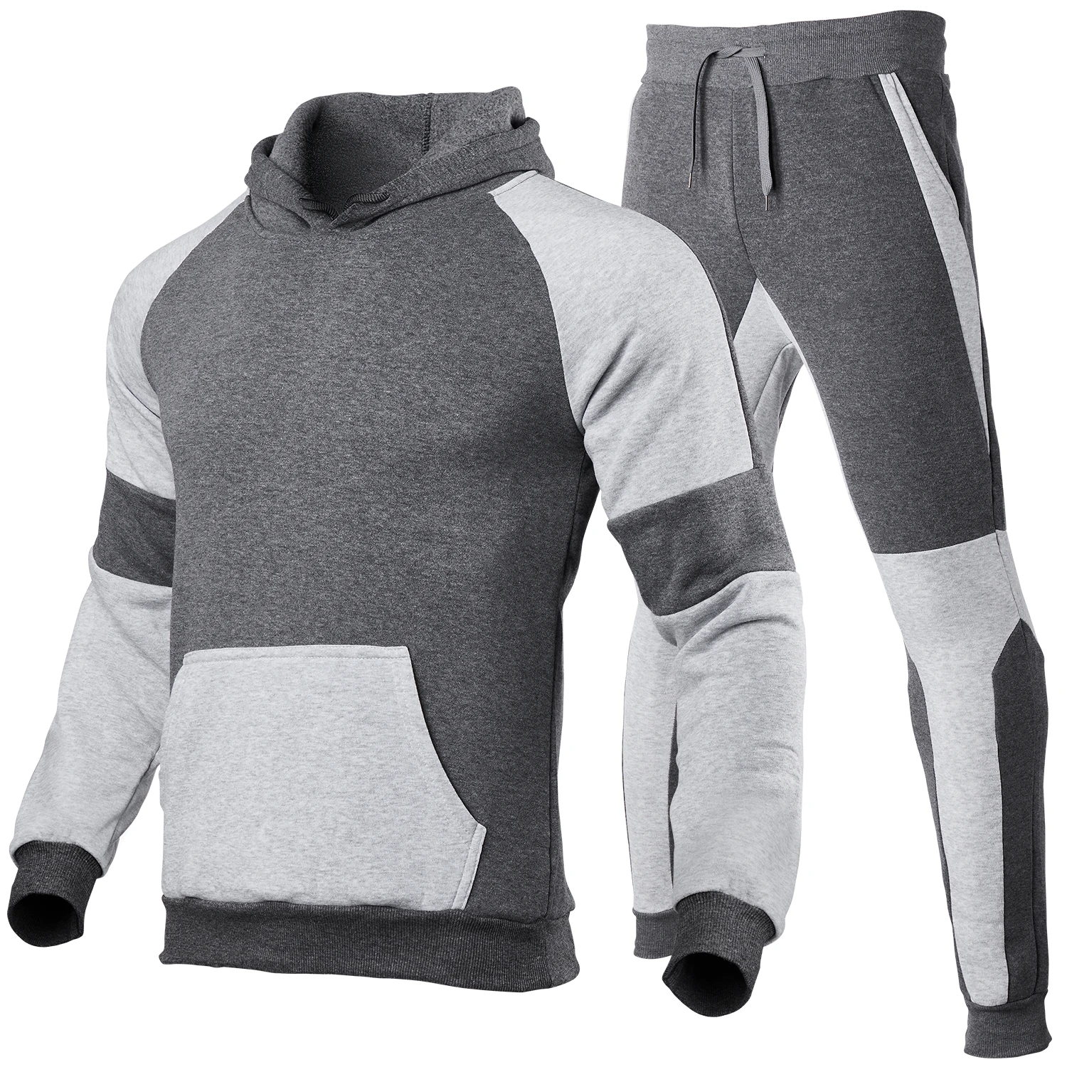 

2021 New Spring And Autumn Trend Sweater + Fashion Pants Jogging Sports And Leisure Men's And Women's Hooded Sweater Suit