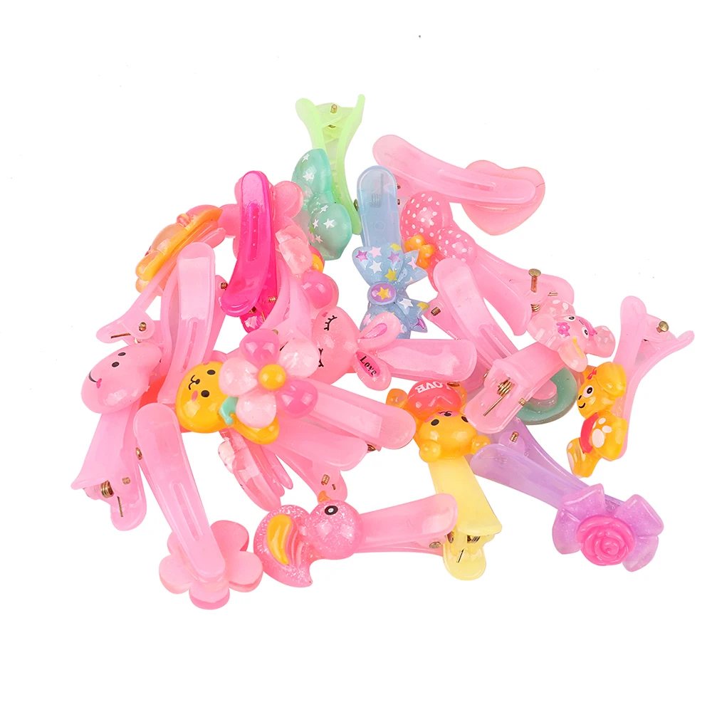 20шт Милая коробка заколка для волос Набор с кроликом бант повязки узелком