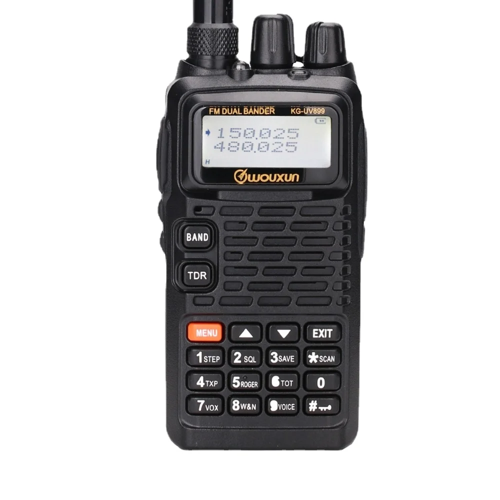 WOUXUN KG-899 HAM Transcever VHF& UHF 70cm & 2 Meter CTCSS & DCS Scanner Two Way Radio Superheterodyne Receiver