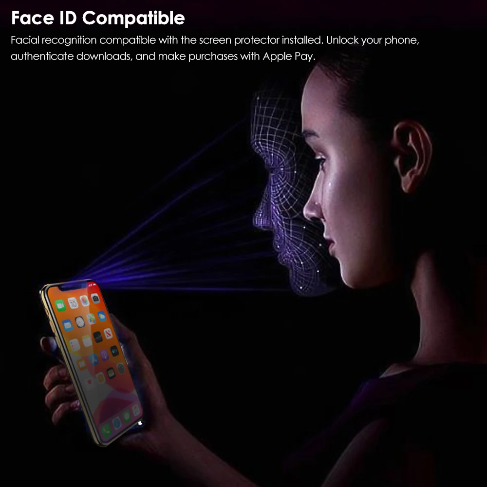 10 шт. полное покрытие из закаленного стекла для iPhone 11 Pro MAX защита экрана 9H