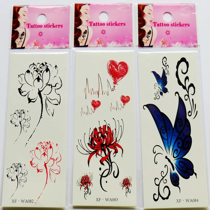 Новый стикер татуировки прочный водонепроницаемый для мужчин и женщин