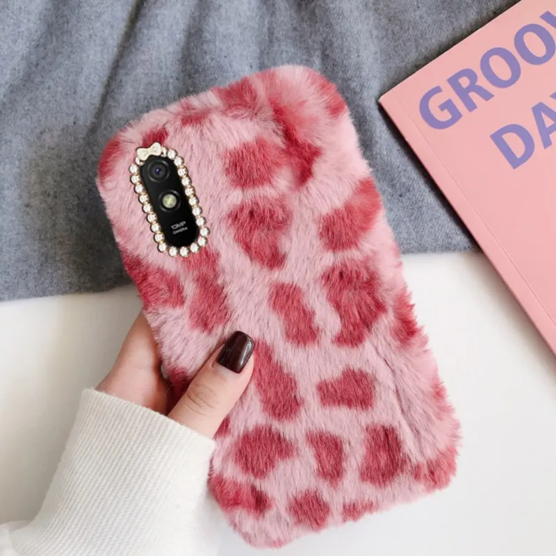 

Fluffy Rabbit Silicone cover For Xiaomi Mi A2 lite 9 10T Note 10 A3 Redmi Note 9S 9 8 8T 7 5 6 Pro Redmi 9C 9AT 9A 8A 7A 6A Case