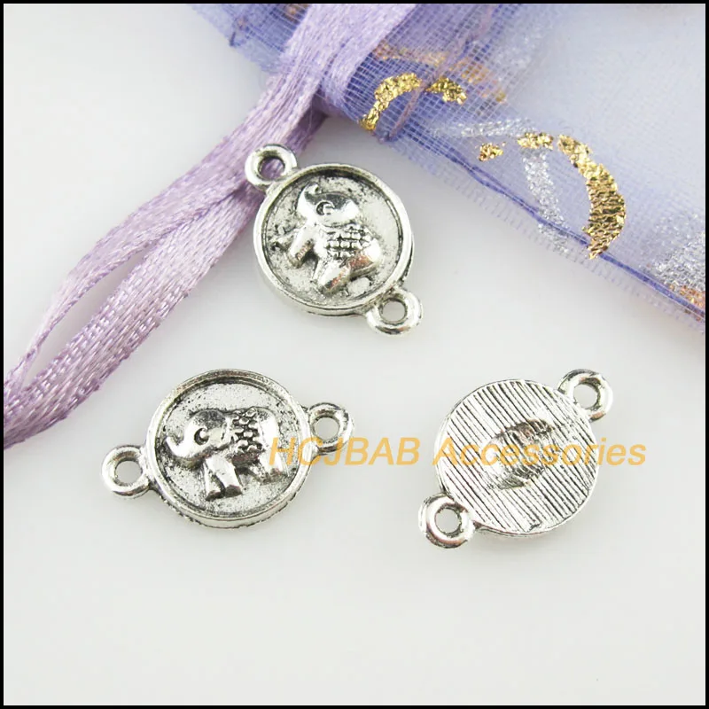 Мода для выведения токсинов 40 шт Тибетский серебристый цвет с рисунками животных