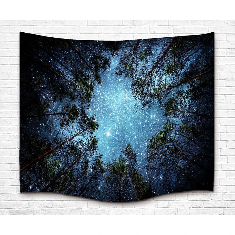 

Mandala Sun Moon Forest Elephant Starry Sky Tapestries Home Decoration 148*200CM Indian Bohemia Sunset Wall Tapestry