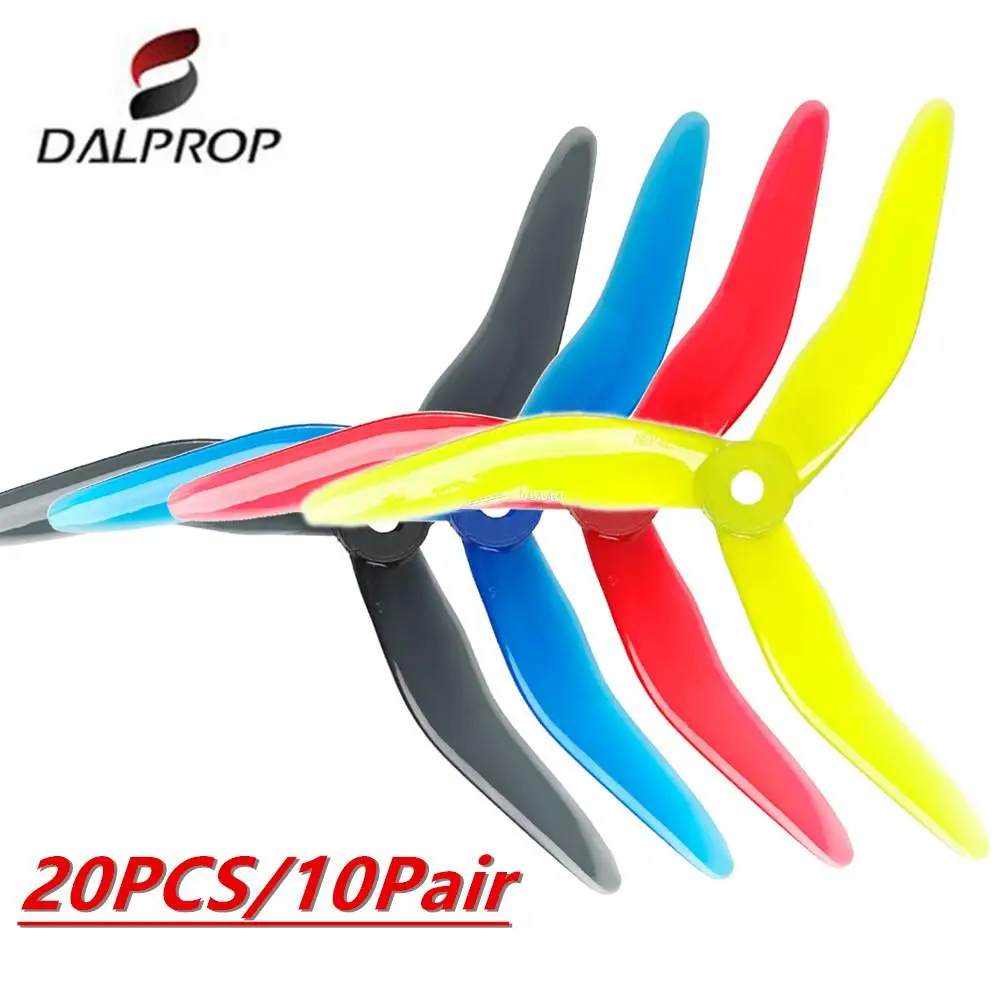 

20 pcs /10 Pair DALPROP Nepal N1 5143 3 Blade FPV Propeller CW CCW POPO Freestyle for RC Drone FPV Racing 51433 Spare Parts