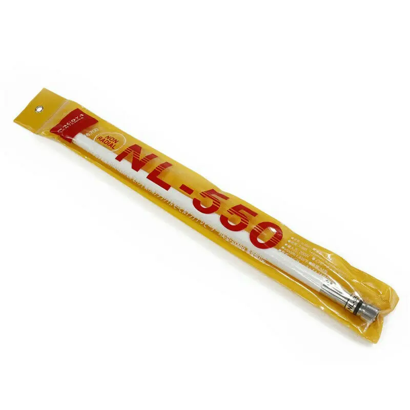 

Black/White NEW NL-550 Fiberglass 150/430MHz Dual Band Antenna Vehicle Antenna for Car Radio