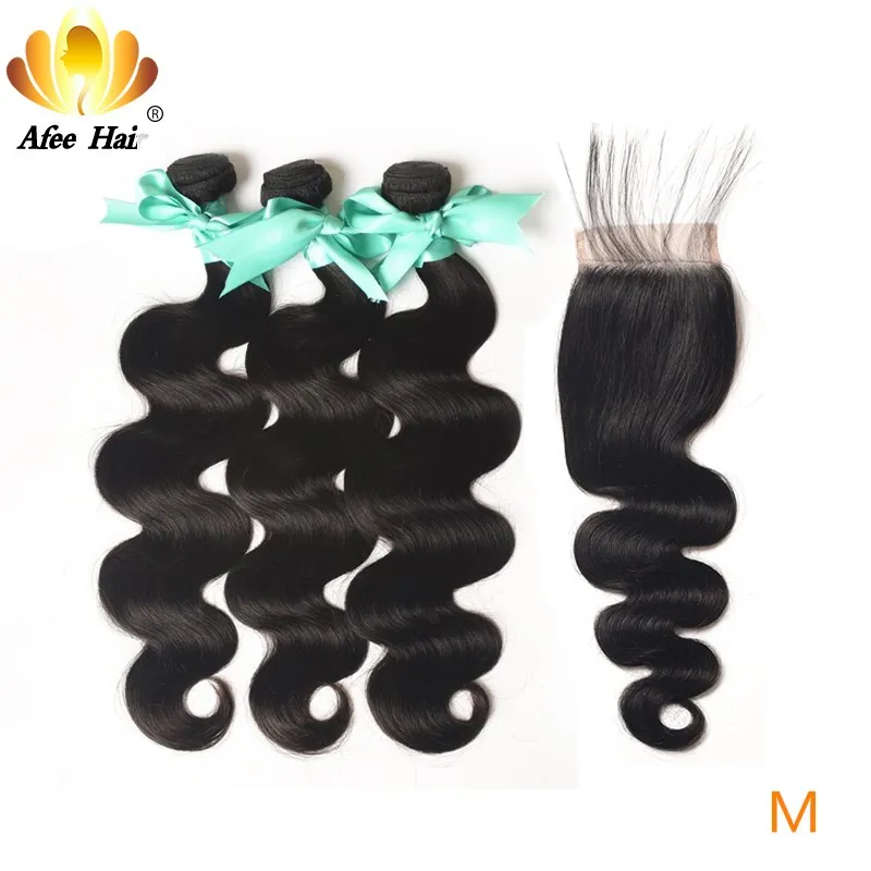 Волосы Aliafee малазийские волнистпряди застежкой 100% человеческие волосы не Реми