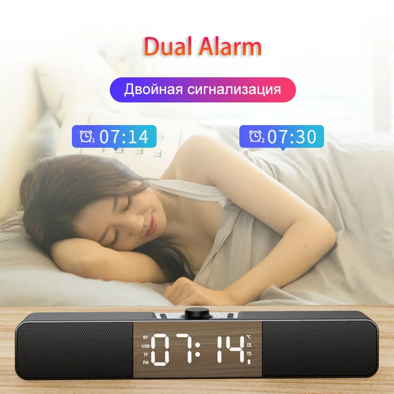 Светодиодный ная ТВ звуковая панель Bluetooth Портативная Беспроводная колонка для