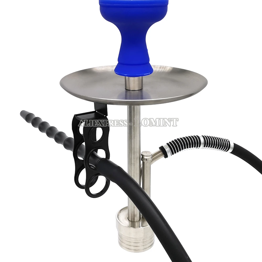 Черный кальян LOMINT держатель шлангов для кальяна аксессуары курения с 3
