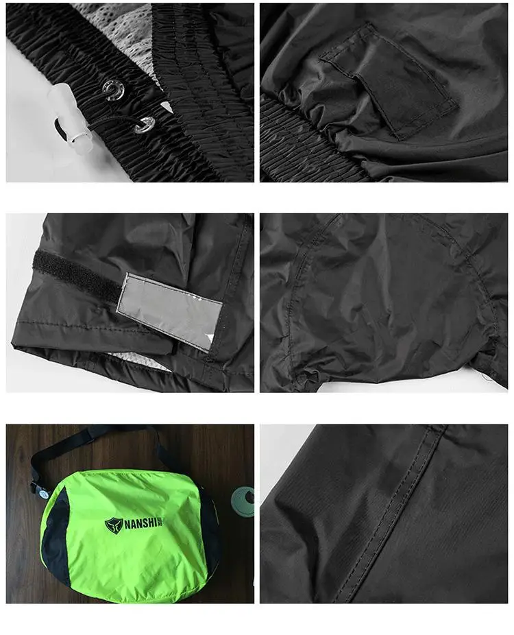 Дождевик брюки костюм дождевик с разрезом для взрослых водонепроницаемый