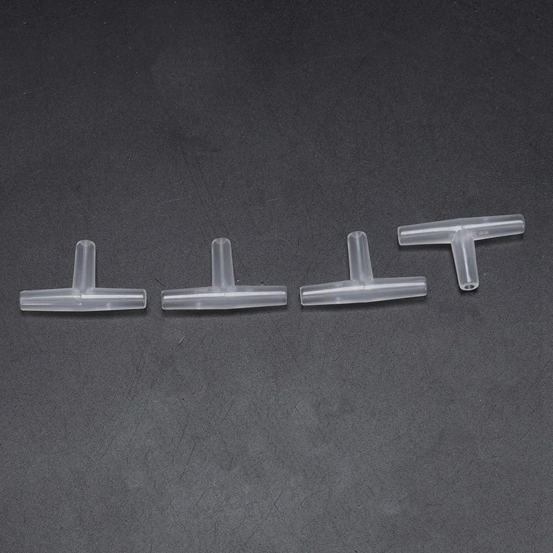 Пластиковые Тройники в форме аквариума 3 ходовые соединители воздушного клапана