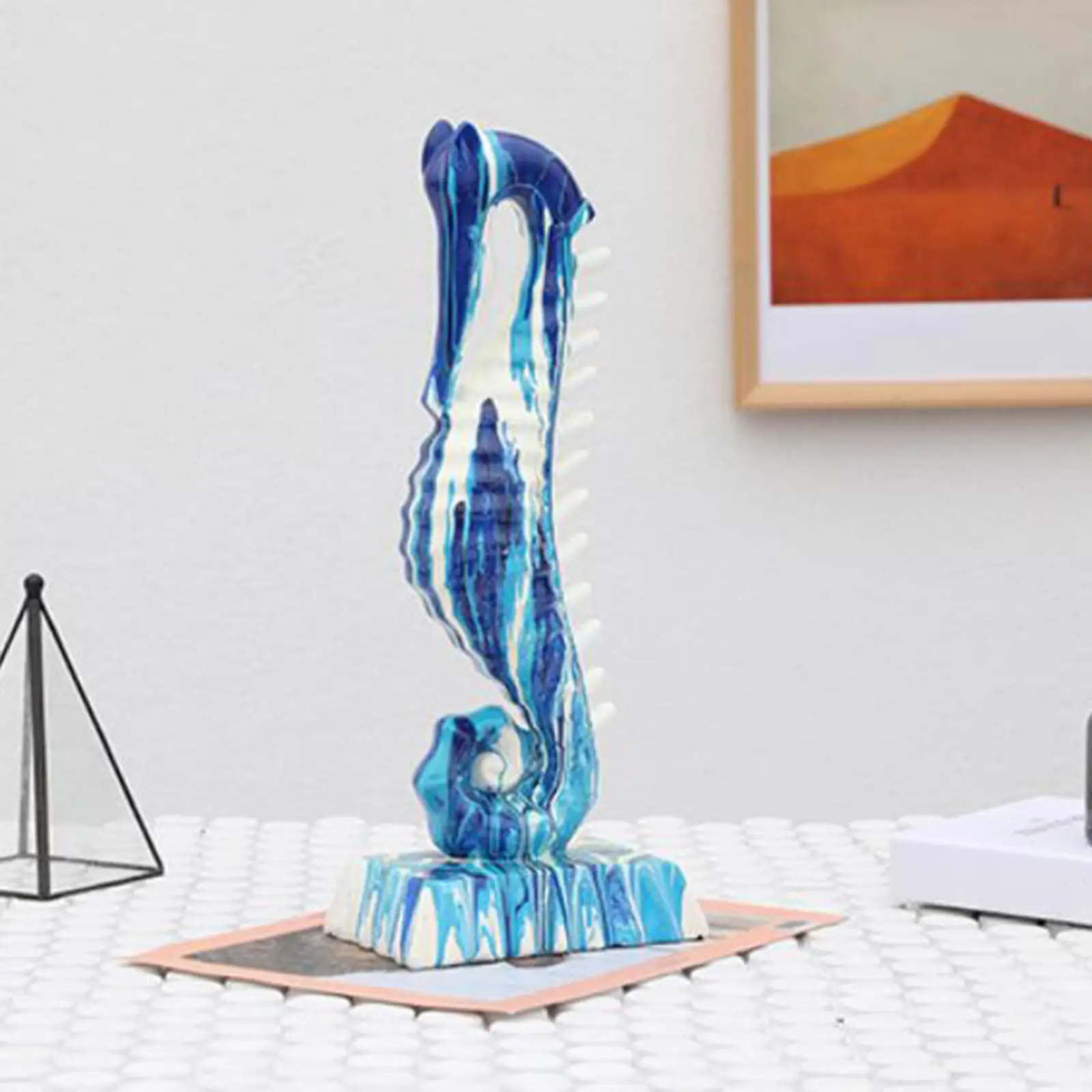 

Seahorse Abstract Craft Art Statue Sculpture House Bedroom Office Livingroom