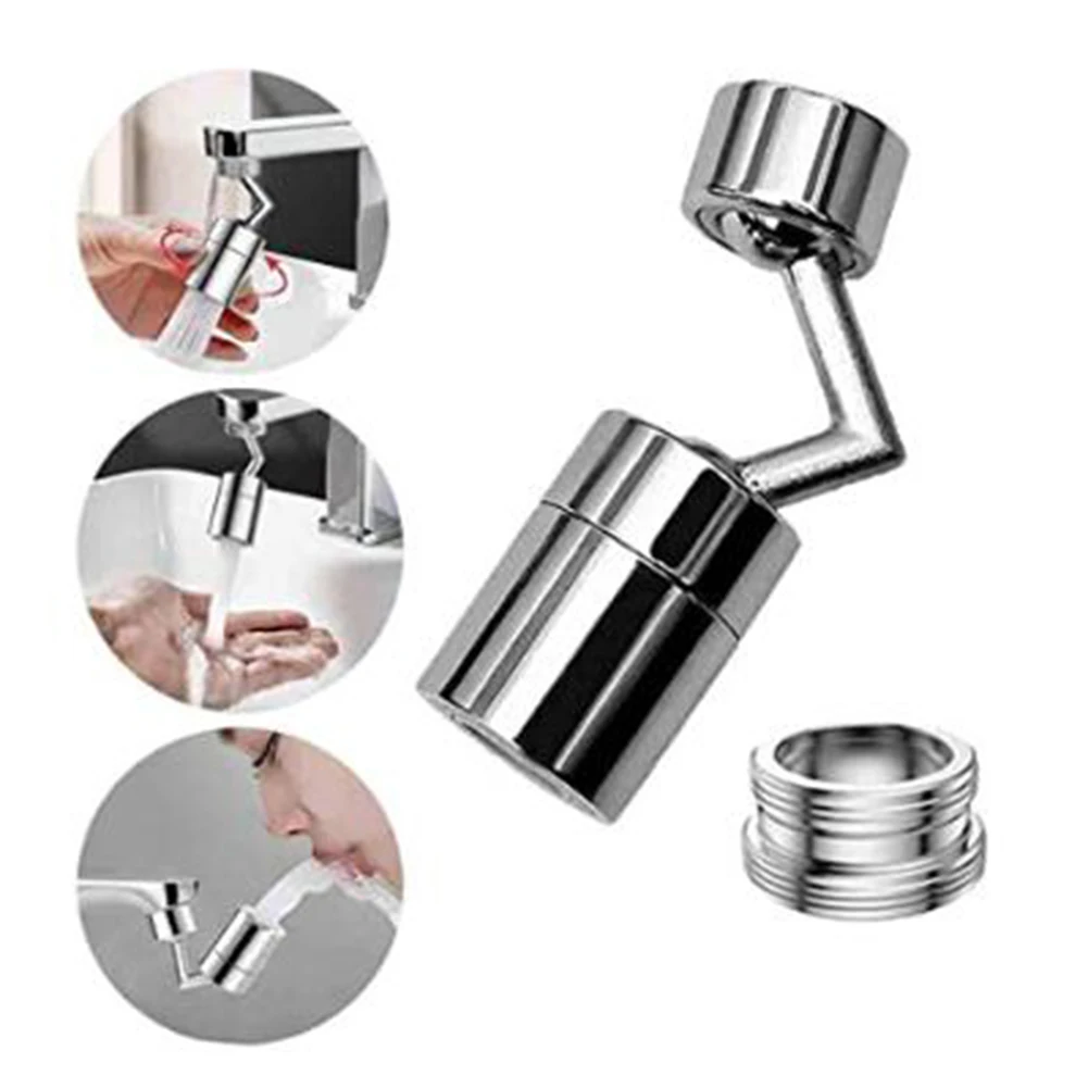 

Splash Filter Faucet 720 Degrees Universal Splash Filter Faucet Rotatable Leakproof Tap Nozzle Water Outlet Sprayer Head Adapter