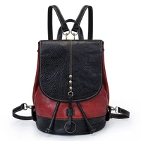 vintage 100 genuine leather women backpack laptop backpacks large girl schoolbag female high quality cowhide daily travel bags