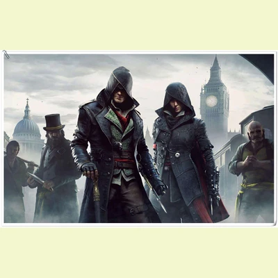 Холст картины плакаты Assassins Creed Коннор войны стены искусства 46 рамки домашний
