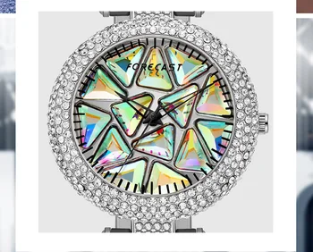 Elegant Quartz Women Watch - Luxury Rhinestone Style 2