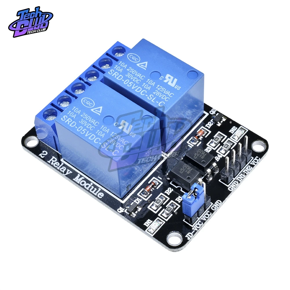 5v 2 канальный модуль реле низкого уровня срабатывает полосная релейный с