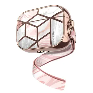 Чехол для Airpods Pro (360) i-Blason Cosmo, защитный мраморный чехол, совместимый с Apple AirPods Pro (2019)