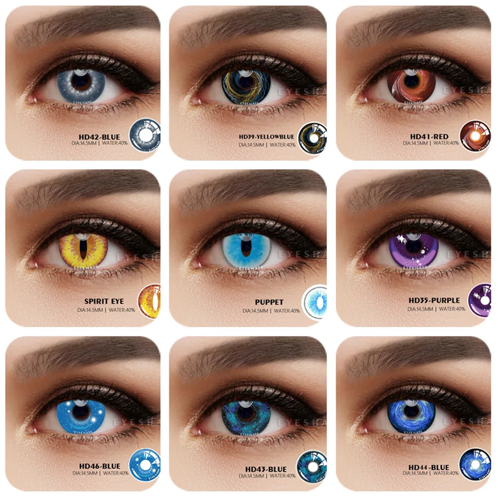 

Контактные линзы для глаз, цветные, для косплея, для Хэллоуина