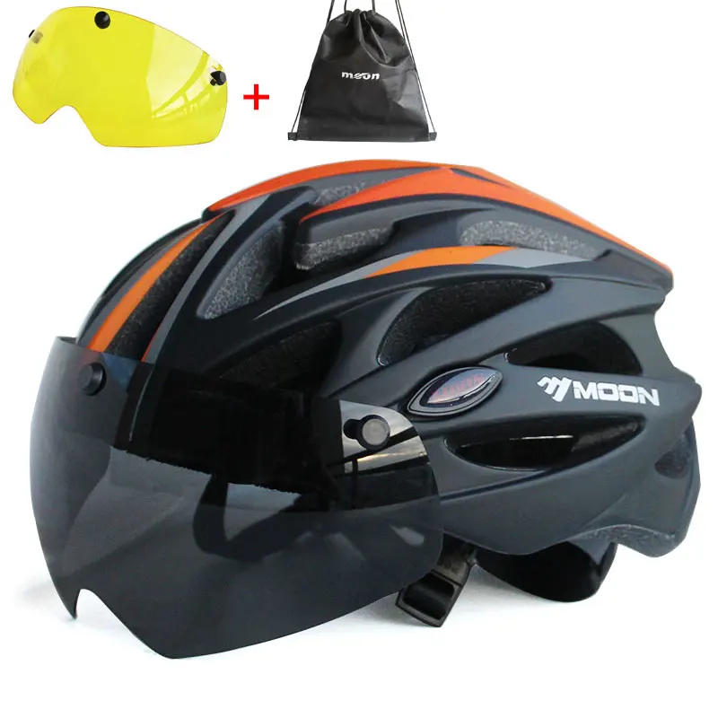 Велосипедный шлем MOON 2020 цельнолитой для гонок Сверхлегкий велосипедный мужчин и