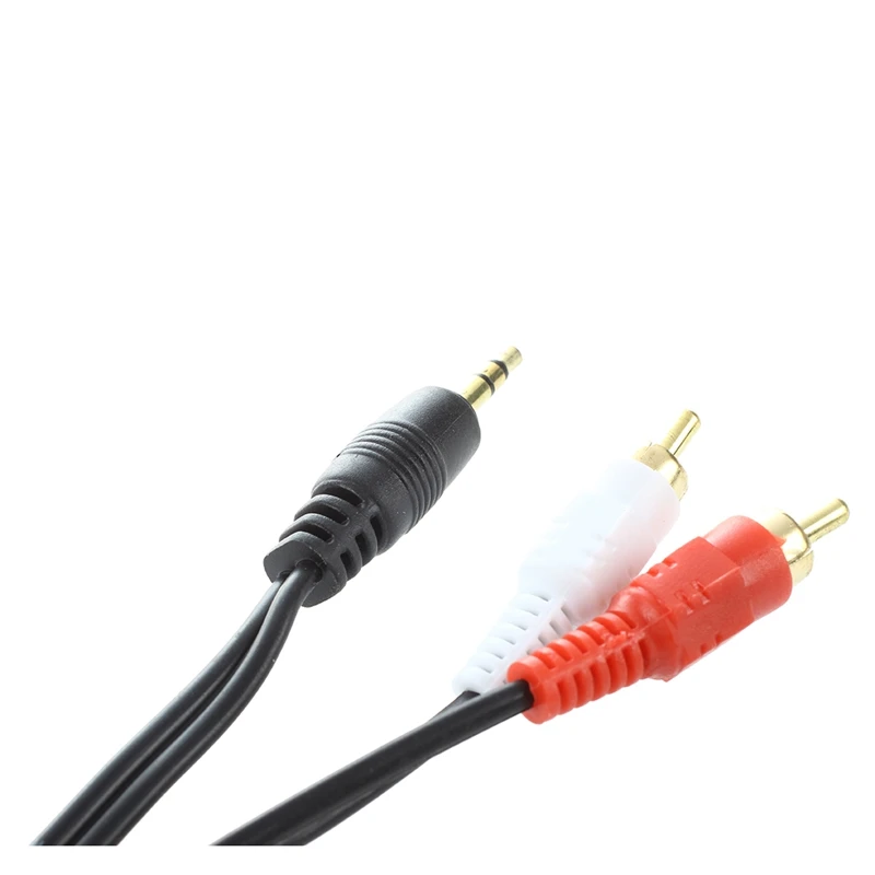 AAAE Top-4.7M 3 5 мм штекер 2 RCA аудиосигнала видео av-кабель черный | Электроника