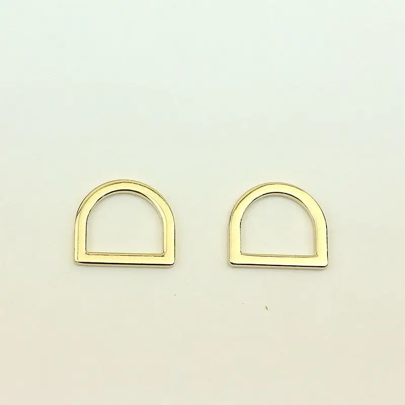 19mm Silver Gold Brass Diecast Metal O D Rings for Webbing Strapping Bags Handbag Dog Collar Hardware LeatherCraft Accessories