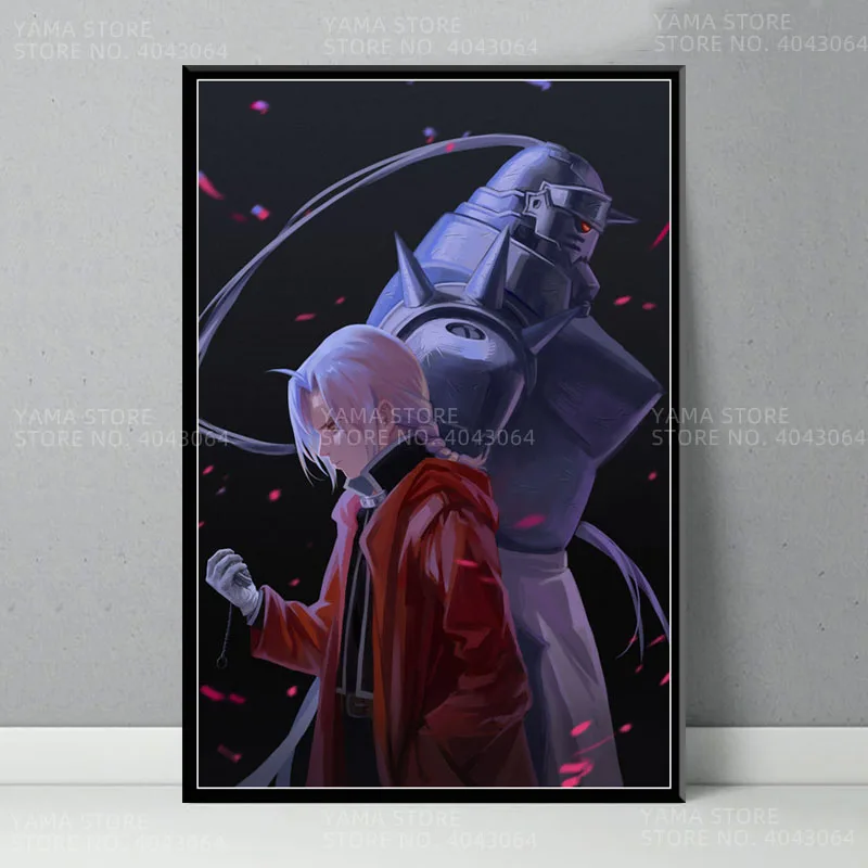J170 цельнометаллический альхимик классический японский аниме настенная Картина