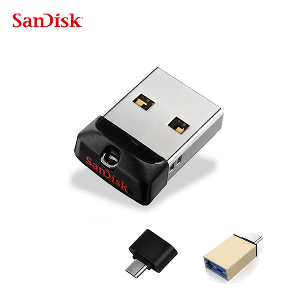 Оригинальный Sandisk флэш-накопитель 64 ГБ 32 оперативной памяти 16 Гб встроенной мини