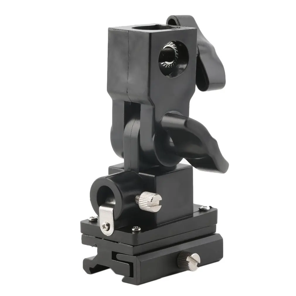 FU-SOB Universal B Type Multifunction Holder LED Flashlight Umbrella Swivel Light Stand Bracket For Camera | Электроника