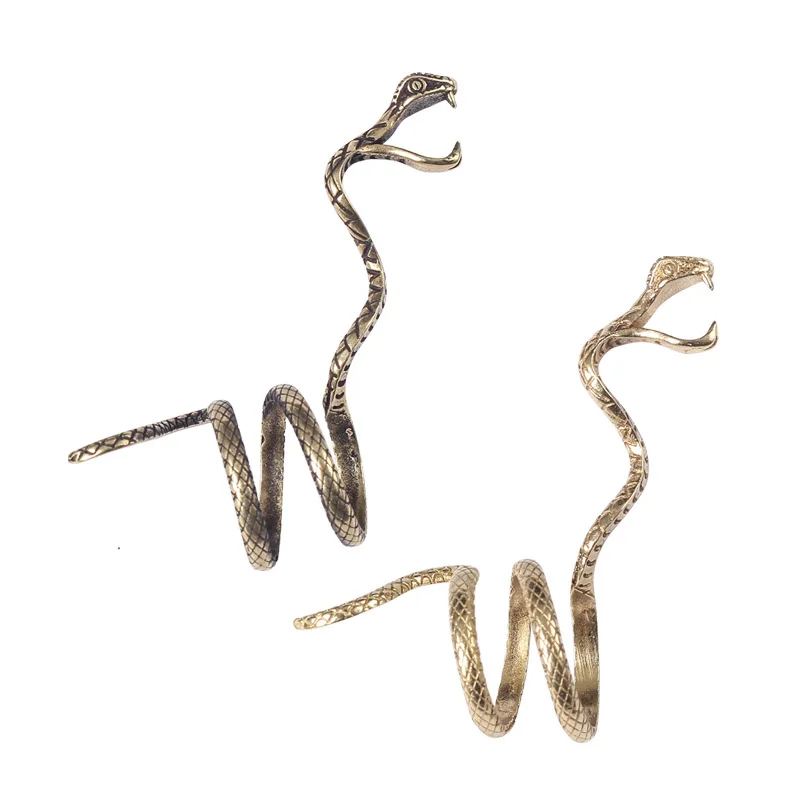 Змеиной кожи под змеиную кожу Мундштук кольцо Медь Небьющийся регулируемые