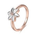 FJ 11 мм для мужчин женщин мужчин один ряд кубический циркон 585 розовый белый золотой цвет обручальные новые кольца