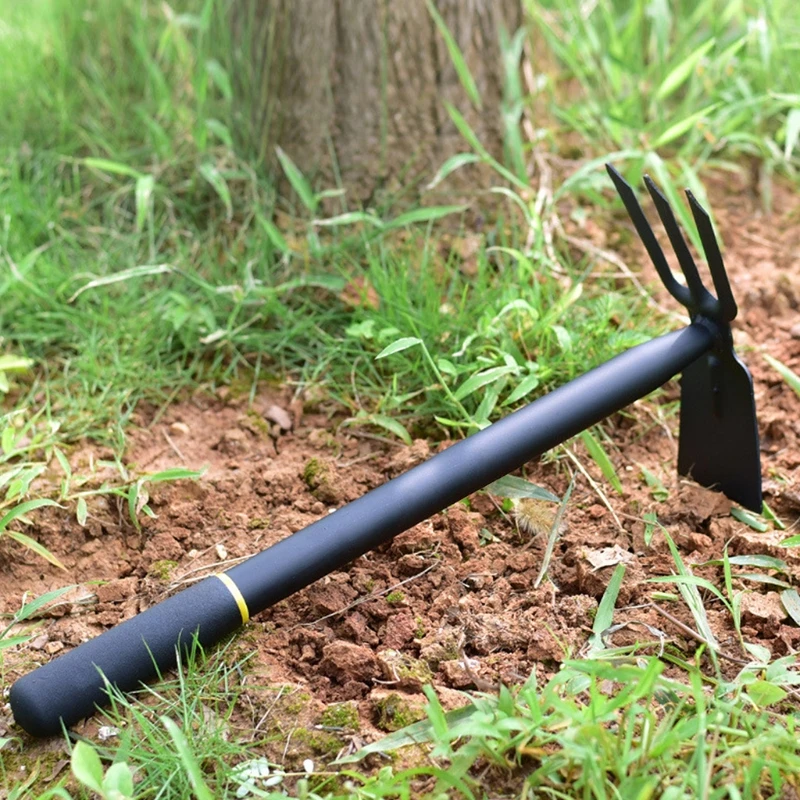 

Multifunctional Hoe and Cultivator Sturdy and Sharp Cultivator Hoe with Non-Slip Handle Manganese Steel 2 in 1 Hoe X6HD