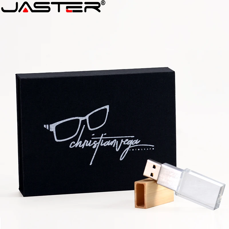 USB флеш-накопитель JASTER Ореховый кристалл картонная коробка 2 0 Кленовая бумажная 4