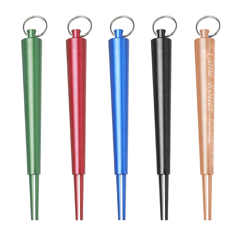 

Portable Aluminum Tobacco Joint Roller Prerolled Cone Cigarette Rolling Machine Full Size Universal Cigarette Maker DIY Tools
