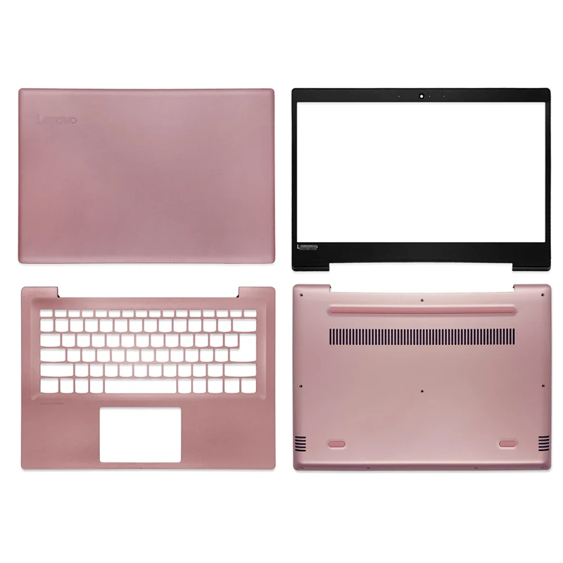 

New For Lenovo Ideapad 320s-14 320S-14IKB 320S-14ISK LCD Back Cover/Front Bezel/Palmrest/Bottom Case Laptop Housing Cover Pink