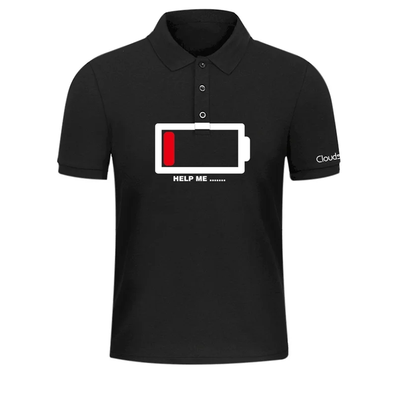 Рубашка поло мужская с отложным воротником и 3D принтом черепа|Поло| |