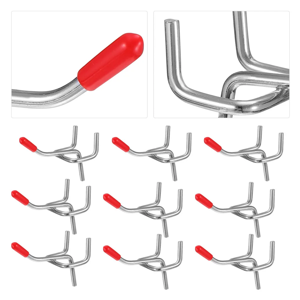 

20 Sets Practical Supermarket Shelf Rack Hook Exhibition Display Iron Hook