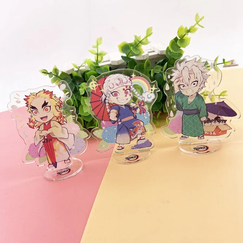 

Anine Demon Slayer: Kimetsu no Yaiba Nezuko Kamado Tanjirou Figure Model Plate Holder Acrylic Stand For Fans Collection Gifts