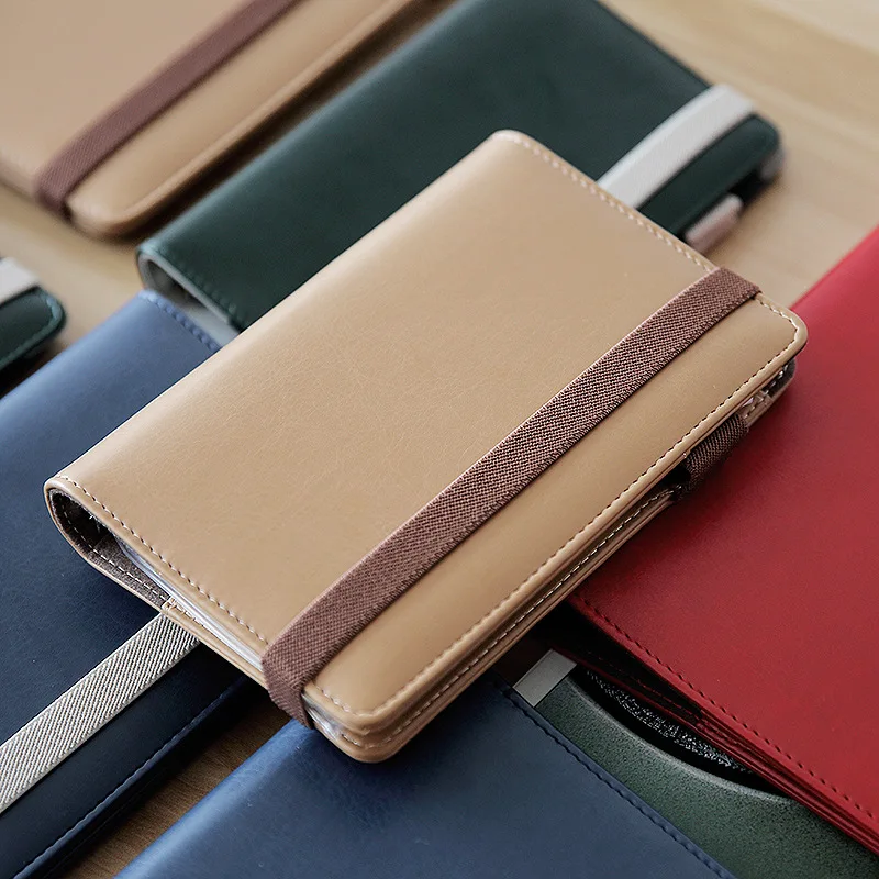 DIY A5 планировщик Binder спиральные ПУ обложки тетради и журналы повестки дня офисные