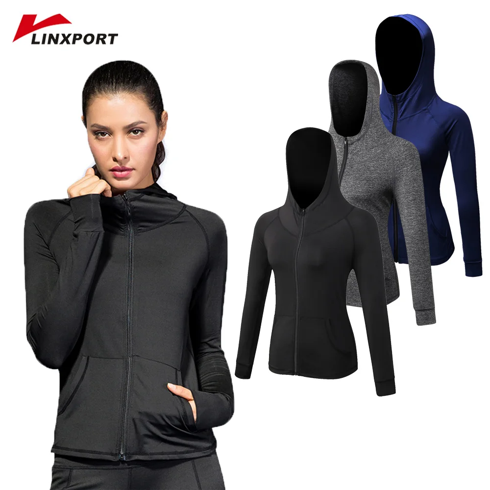 Для Женщин Йога Топы спортивные худи быстросохнущая Толстовка с длинным рукавом