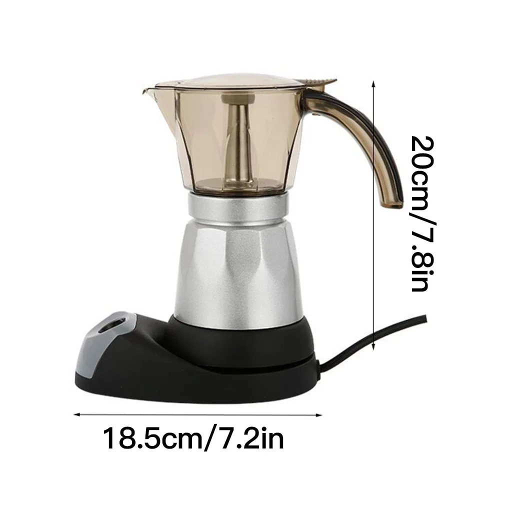 

Portable Coffee Maker Home Office 6 Cups Combination Espresso Coffee Pot Making Tool EU Plug